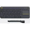 Belaidė klaviatūra Logitech K400 Plus, juoda