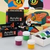 Akrilinių matinių dažų rinkinys ARTEO ColorCat 12x10ml ROSA