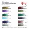 Akvarelinių granuliuojančių dažų rinkinys ROSA Gallery 12x10ml, kartoninėje dėžutėje
