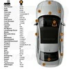 Firanto SKODA LF7Z - SEDA QICKSILVER/SMOKEY Pilkas/QUICKSILVER Dažų korektorius įbrėžimų taisymui 15 ml 2010) 2010)