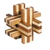 3D dėlionė Fridolin bamboo puzzle „Magiškas blokas“