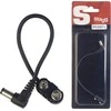 9V baterijos adapteris efektų pedaliukui (lenktas) Stagg SPS-9VBAT-L