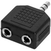 Adapteris 2x3,5mm/f-3,5mm/m Adam Hall 4 STAR AY MF3 MM3