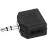 Adapteris 2x3,5mm/f-3,5mm/m Adam Hall 4 STAR AY MF3 MM3