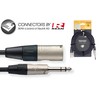 Audio kabelis Stagg REAN 6.35mm Jack TRS - XLR /m 3m