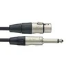 Audio kabelis Stagg REAN XLR /f - 6.35mm Jack TS 10m