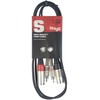 Audio kabelis Stagg STC1,5CMXM, 1,5m