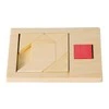 Dėlionė Fridolin "Extra Piece", Square 3, medinė