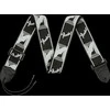 Diržas gitarai Fender BLK/LT Pilkas/DK.Pilkas MONO STRAP