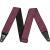 Diržas gitarai Fender Houndstooth Jacquard, rožinė spalva