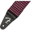 Diržas gitarai Fender Houndstooth Jacquard, rožinė spalva