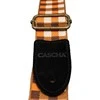 Diržas ukulelei Cascha Jacquard - Checker Oranžinis CUS-JW4