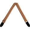 Diržas ukulelei Cascha Jacquard - Checker Oranžinis CUS-JW4