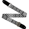 Diržas ukulelei Cascha Jacquard - Ethnic Juodas CUS-JW1