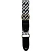 Diržas ukulelei Cascha Jacquard - Ethnic Juodas CUS-JW1