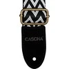 Diržas ukulelei Cascha Jacquard - Ethnic Juodas CUS-JW1