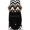 Diržas ukulelei Cascha Jacquard - Ethnic Juodas CUS-JW1
