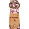 Diržas ukulelei Cascha Vegan - Mauve Leaves CUS-VC4