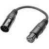DMX kabelio perėjimas 5pin - 3pin Adam hall K3DGF0020 0.20m
