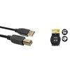 Duomenų kabelis Stagg USB-A/m - USB-B/m 5m