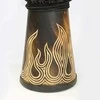 Džembė Terre Carved - Liepsna 40 cm
