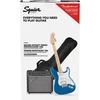 Squier Elektrinės gitaros komplektas Fender Affinity Strat HSS + Frontman 15G, mėlyna