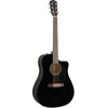 Elektro akustinė gitara Fender CD-60SCE Dread, Juodas WN