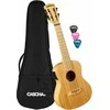Elektro-akustinė koncertinė ukulelė Cascha Bamboo Natural HH 2313E
