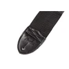 Gitaros diržas Fender baltas logo poly strap, juodas