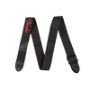 Gitaros diržas Fender red logo poly strap, juodas