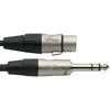 Kabelis Stagg REAN XLR/f - 6.35mm Jack TRS 1m