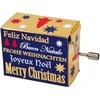 Muzikinė dėžutė Fridolin Wish you a merry Christmas, Gold imprint