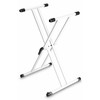 Sintezatoriaus stovas Gravity KSX2W (Baltas)