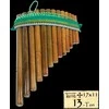 Skudučiai 13 garsų Terre Panpipe 13