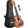 Soprano ukulelė Cascha Art Flowers HH 2603