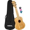 Soprano ukulelė Cascha Bamboo Natural HH 2312