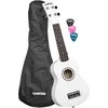 Soprano ukulelė Cascha Linden balta HH 3967