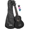 Soprano ukulelė Cascha Linden juoda HH 3960