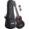 Soprano ukulelė Cascha Mahogany juoda HH 2262