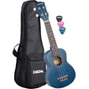 Soprano ukulelė Cascha Mahogany mėlyna HH 2266
