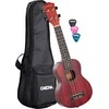 Soprano ukulelė Cascha Mahogany raudona HH 2263