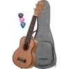 Soprano ukulelė kairiarankiams Cascha Mahogany HH 2026L