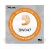Styga akustinei gitarai D'Addario Single 80/20 Bronze 0.047 BW047