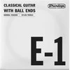Styga klasikinei gitarai E-1 Dunlop DCY01ENB (Ball end)