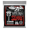 Stygos el. Gitarai Ernie Ball Skinny Top Heavy Bottom Slinky Dengtas Titanium 10-52