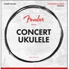Stygos koncertinei ukulelei Fender California Cost .028-.040