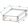 Transportavimo dėžė Roadinger 19" 2U 40cm 30107200