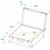 Universalus dėklas Roadinger foam 46x35x17mm juodas