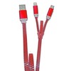 Zilio. USB kabelis ZZIPP ZZACC2 raudonas