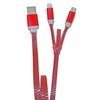 Zilio. USB kabelis ZZIPP ZZACC2 raudonas